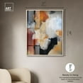 thumbnail image 5 of Earth and Fire II Shadowbox Print Modern Abstracts by Art Remedy, Blonde Frame, 36 x 45, 5 of 7