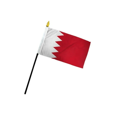 Bahrain 4x6in Stick Flag