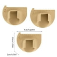 thumbnail image 3 of 3Pieces Hand Sewing Guide Accessory Plastic Stitching Form for Fabric Craft Projects Supplies, 3 of 8