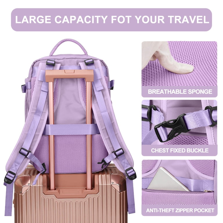 Dakimoe Large Travel Backpack, Airline Approved Carry-On photo 3