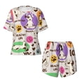 thumbnail image 4 of Naloa Dog Doing Yoga Women's Short-Sleeved Pajama Set, Loungewear, Summer pajamas, Breathable Cozy - 4X-Large, 4 of 9
