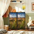 thumbnail image 6 of 4 Drawer Vertical Storage Dresser Sunflower Prairie Sunrise with Wood Top Fabric Pull Drawers, 6 of 8