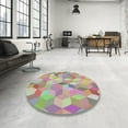 thumbnail image 4 of Ahgly Company Machine Washable Indoor Rectangle Transitional Sage Green Area Rugs, 8' x 10', 4 of 7