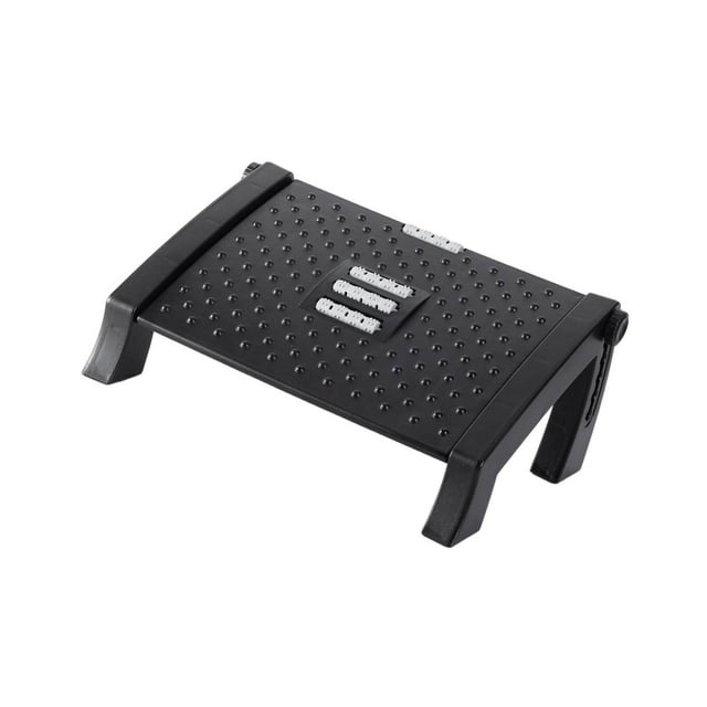 Foot Rest Office Ergonomic Under Desk - Adjustable Height Angle - Footrest