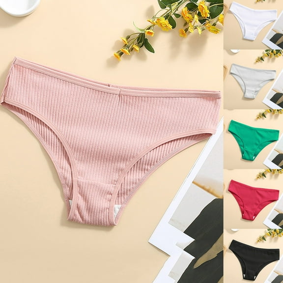 Sakmal Panties Seamless Briefs Panties Black Comfort Womens Underwear L