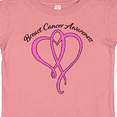 thumbnail image 4 of Inktastic Breast Cancer Awareness with Pink Ribbon Heart Boys or Girls Baby T-Shirt, 4 of 5