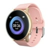 Fitness Tracker Watch Smart Bracelet Pedometer Sleep Monitor Digital Smart Watch Waterproof for Kids Women Men - Pink