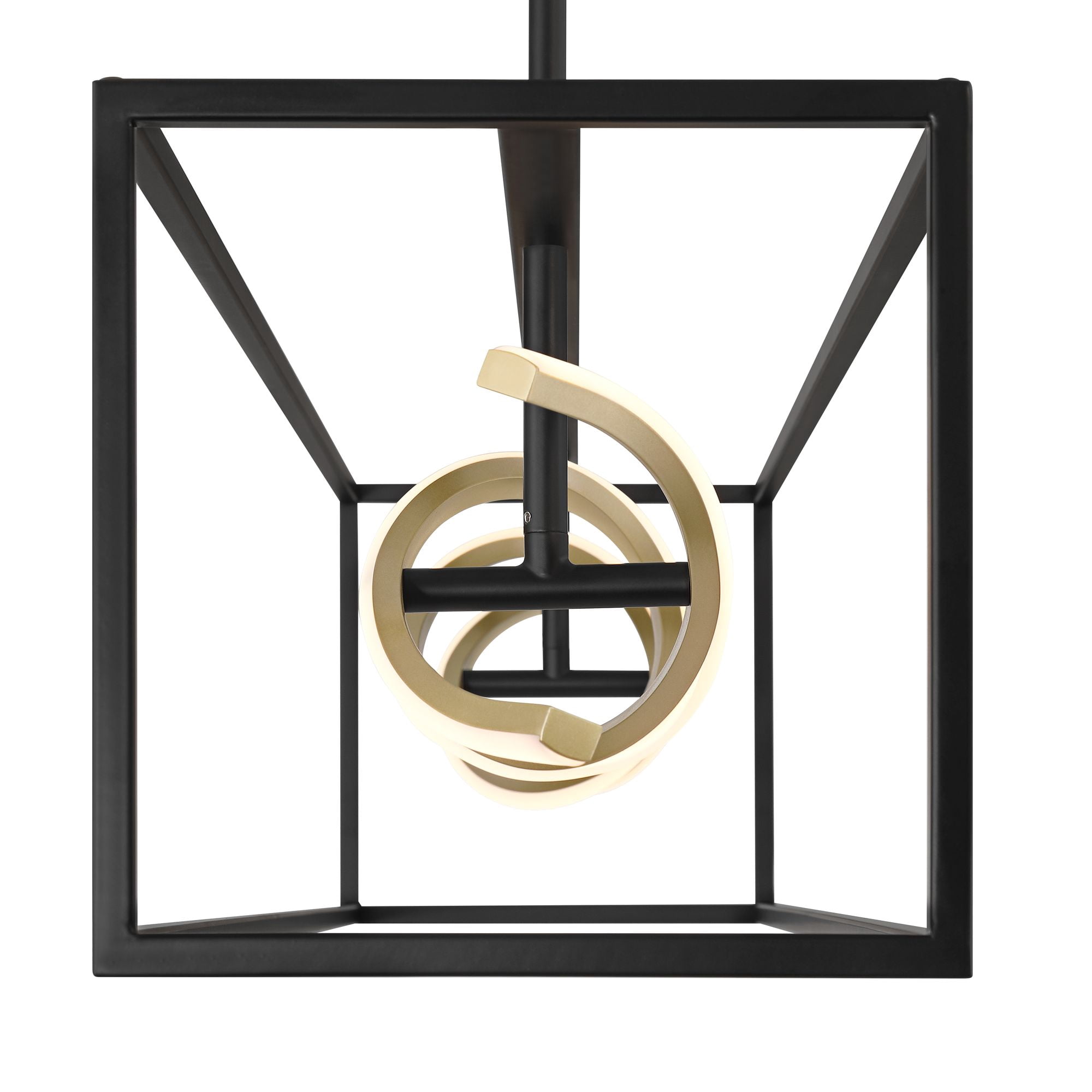 Possini Euro Design Cheva 35 1/2" Modern Pendant Chandelier Ceiling Light Fixture Dining Room Over Table Kitchen Island LED Black Sand Gold Finish