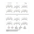 thumbnail image 3 of braveheart Practice Eyelash Lash Book Professional Lashes white Girls Women Training Exercise white, 3 of 6