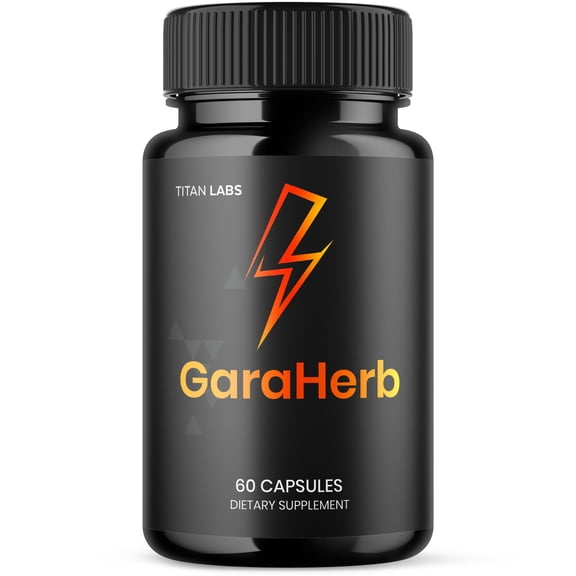 Garaherb Advanced Formula Pills All Natural Vitamin Supplement 60 Capsules