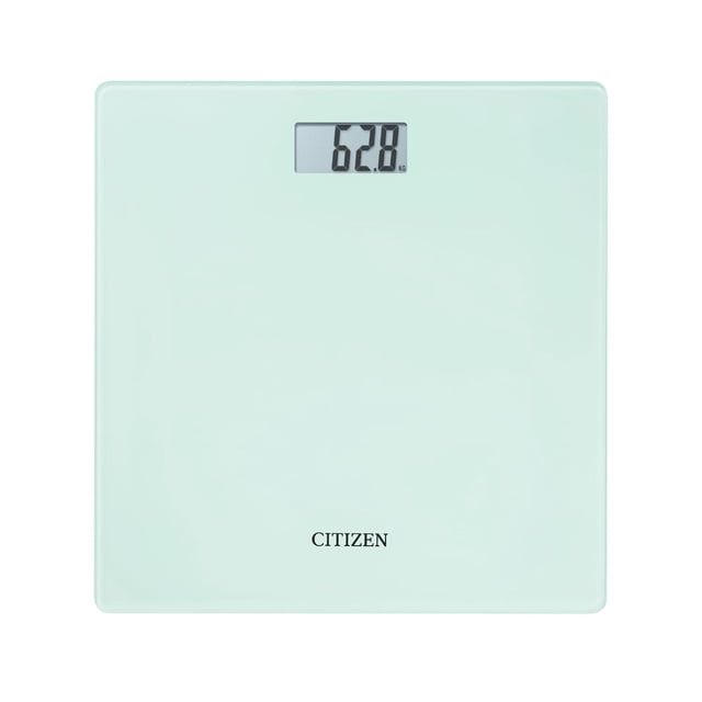 CITIZEN HMS324 - Báscula digital blanca para cuerpo, diseño delgado, comparable con el resultado de