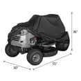 thumbnail image 5 of Riding Lawn Mower Cover Garden Tractor Heavy Duty Waterproof Protector 55"Length, 5 of 11