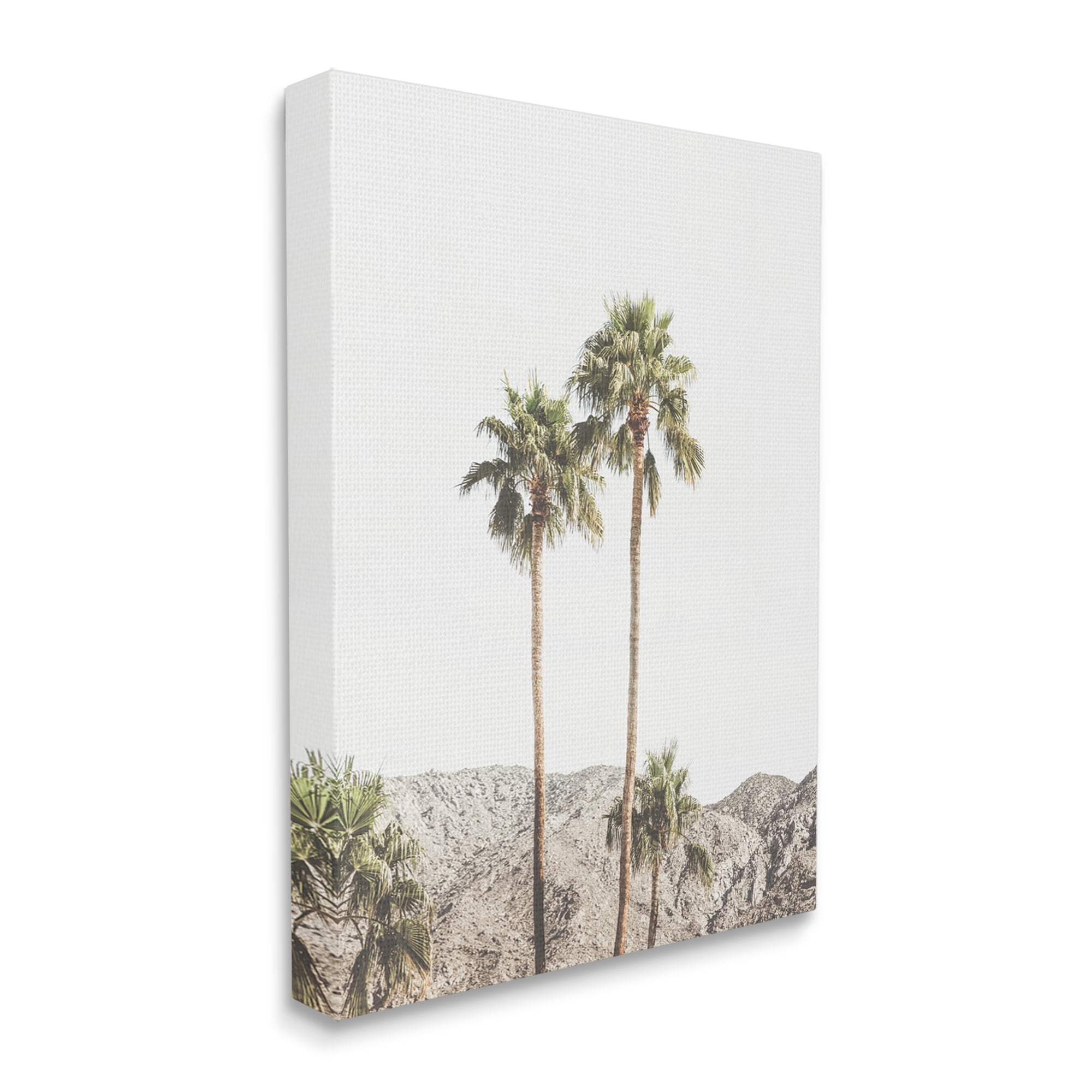 Stupell Industries Looming Palm Trees Photography Botanical & Floral Photography Gallery Wrapped Canvas Print Wall Art, 30 x 40