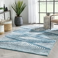 thumbnail image 3 of Well Woven Axasta Light Blue Diamond Medallion Tribal Area Rug 3x5 (3'11" x 5'3"), 3 of 8
