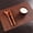 Dark Brown, variant on KALAKALA 1PCS Dining Table Kitchen Placemat, Heat-Resistant Place Mat Stain Resistant Anti-Skid Washable Bamboo Table Mat Placemat Kitchen Table mat