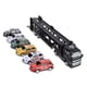 thumbnail image 4 of Coche De Transporte De Camión Transportador, Ruedas De Goma Desmontables Que Funcionan Suavemente Camión De Simulación De Transportador Resistente A Choques Con 6 Modelos De, 4 of 7