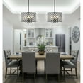 thumbnail image 3 of JONATHAN Y Avah Metal/Crystal Adjustable LED Drop Chandelier, Black/Clear by JONATHAN  Y 3 13", 3 of 5