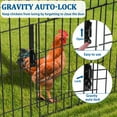 thumbnail image 5 of Suchown 87" x 40" Large Metal Chicken Run with Waterproof Cover - Anti-Rust Outdoor Poultry Cage & Rabbit Enclosure - Heavy Duty Pet Playpen with Top Access for Backyard, 5 of 8