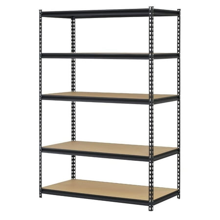 Ktaxon Garage Shelving 43 W x 18 D x 71 H 5-Shelf Storage Rack Steel Shelves 1200lbs Total Capacity