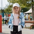 thumbnail image 2 of Pzuqiu Snowman Hoodies for Girls Warm Full Zip Hooded Kids Sweatshirt 14-16 Elastic Fashion Children's Long Sleeve Sweatshirt with Pockets for Teens Girls Boys Kids, 2 of 7
