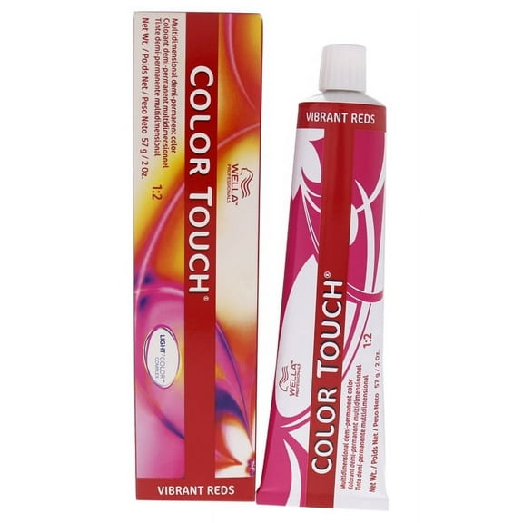 Color Touch Demi-Permanent Color - 4 57 Medium Brown-Red-Violet Brown by Wella for Unisex - 2 oz Hair Color