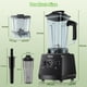 thumbnail image 3 of PRASKY Licuadora de sobremesa, licuadora profesional 2 en 1, capacidad de 68 oz, 1000 W, 6 velocidades, para cocina, con vaso portátil de 25 oz (negra), 3 of 9