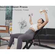DHT Dynamic Health Tech B2 مقعد وزن 21 زاوية قابل للتعديل، سعة 350 رطلاً