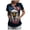 Dark Blue, variant on CAICJ98 Women's 250Th Anniversary T-Shirt Faith Freedom 250 Years Patriotic Flag Tee 4Th of July Women Shirts (Dark Blue,L)