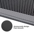 thumbnail image 5 of Alfombrilla de arena para gatos Pieviev de doble capa, impermeable, gris, 76 x 61 cm, 5 of 5