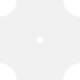 thumbnail image 4 of 12"OD x 1"ID x 4"C x 1"P Haus Architectural Grade PVC Contemporary Ceiling Medallion, 4 of 11