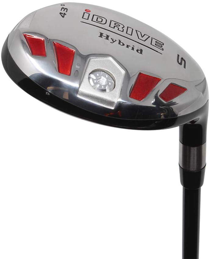Senior Women's Golf Clubs All Ladies iDrive Hybrids Complete Set Includes:  #1, 2, 3, 4, 5, 6, 7, 8, 9, PW, SW, LW. Lady L Flex Right Handed Utility 