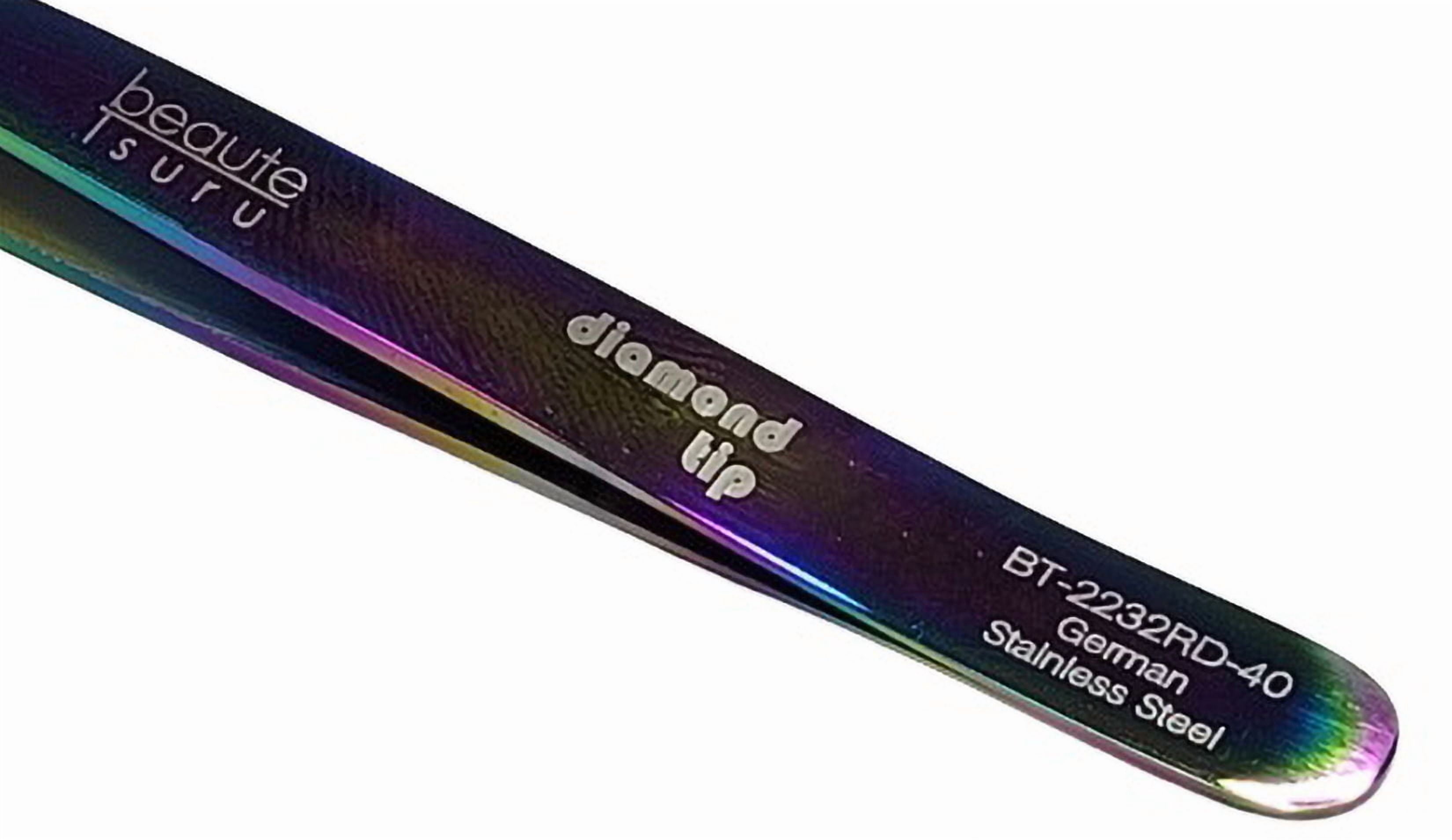 Professional Diamond Tip Eyebrow Tweezers