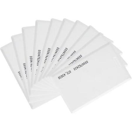 RFID Cards Compatible with Time Clock H1 H2 H3-125KHz RFID Proximity Employee Thick Badges Cards for Time Clock MB1, MB2, TC1, TC2, TC7 (10 Pack)$$Office