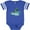Football Blue and White, variant on Inktastic Kauai Hawaii Tropical Vacation Boys or Girls Baby Bodysuit