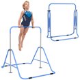 thumbnail image 1 of Qaba Folding Gymnastics Bar, Expandable Horizontal Kip Bar for Kids, Blue, 1 of 10