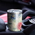 thumbnail image 4 of 30oz Pioneer Flower Tumblers Stainless Steel Tumbler with Lid and Straw,Vacuum Insulated Double Wall Travel Tumbler Cups Mug with Cleaning Brush for Coffee,Tea, 4 of 7
