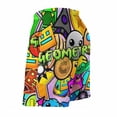 thumbnail image 4 of Geometry Dash Mens Board Shorts Quick Dry Swim Trunk Lightweight Soft Swimsuit Bathing Suit for Boys 3XL, 4 of 8