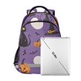 thumbnail image 7 of FORMRS Unisex Backpack Elementary School Travel Bookbag with Reflective Stripes, Halloween Black Cat, 7 of 7