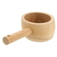 thumbnail image 1 of Bamboo Scoop Spoon for Kitchen Use with Hanging Rope Design Light Brown Natural Texture 1PC, 1 of 8