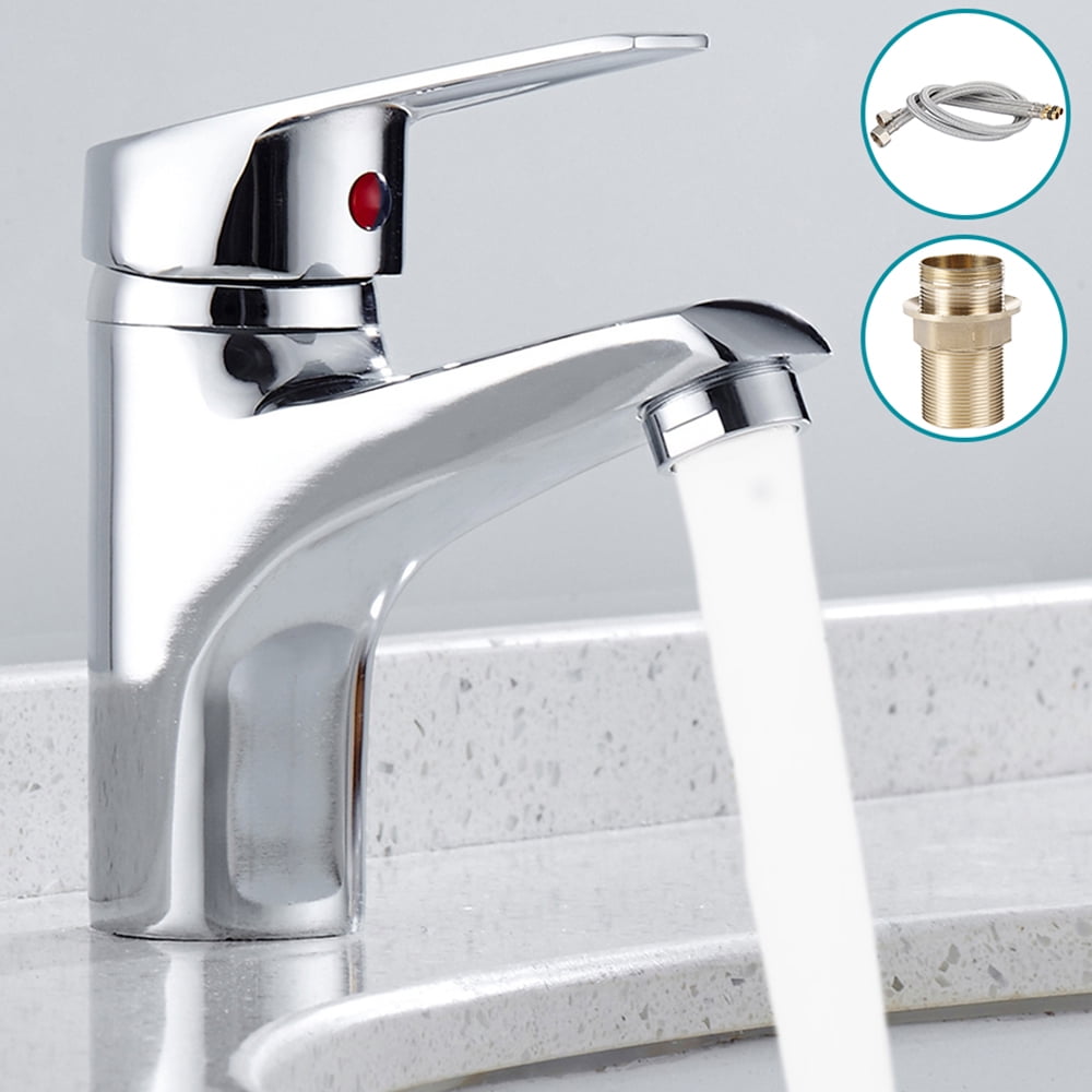Kitchen Waterfall Tap Sink Mixer Mono Lever Tap Swivel Modern Chrome Basin Taps 