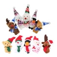 thumbnail image 1 of ColoMX 10pcs títeres portátiles de dedo adorable juguetes para el dedo para niños regalo de Navidad, 1 of 8