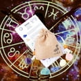 thumbnail image 4 of TIMIFIS A Ores Gemstones Astrology Set Natural Crystal Twelve Constellations Cloth Bag Set Home Decor, 4 of 4
