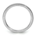 thumbnail image 2 of Sterling Silver Stackable Expressions Rhodium Step-down Ring, 2 of 5