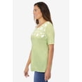 thumbnail image 3 of Woman Within Plus Size Striped Tee, 3 of 4