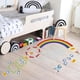 thumbnail image 4 of Juego de taladro de arcoíris para decoración de suelo de habitación de niños, decoración de jardín de infantes, papel autoadhesivo creativo, 4 of 5
