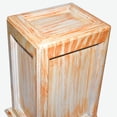 thumbnail image 3 of Handmade Wooden Urns for Human Ashes Adult Large - Wooden Box Funeral Cremation Urns for Ashes Engraving (10 x 6 x 5 Inches - 220 lb or 90 kg, Teak Orange), 3 of 4