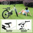 thumbnail image 5 of Glerc 20 inch Kids Bike for Child 7-13 Year Old Boys & Girls with Headlight & Kickstand, White, 5 of 6