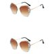thumbnail image 1 of Sonducket Gafas sin montura Ins Gafas de sol Suministros para exteriores Multipropósito Playa Mano de obra fina Exquisita lente de bloqueo de tipo 4 2piezas, 1 of 6