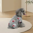 thumbnail image 2 of Christmas Dog Pajamas Fleece Dog Sweater Holiday Pet Outfit for Small Medium Dogs Girl Boy Puppy Clothes Onesie, 2 of 5