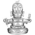 thumbnail image 2 of Figura de vinilo Kidrobot Los Simpson, plata, Homer Buddha, 18 cm, 2 of 8